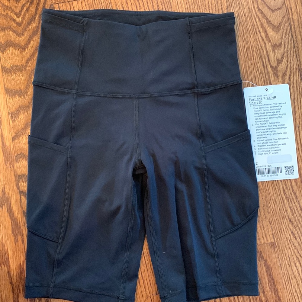 Lululemon shorts Fast and Free HR 8”.